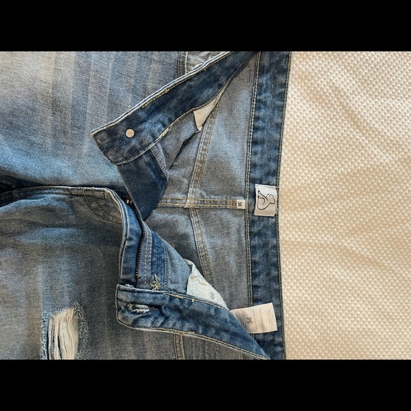 Kuwalla denim shorts, distressed size 34 - Picture 2 of 3